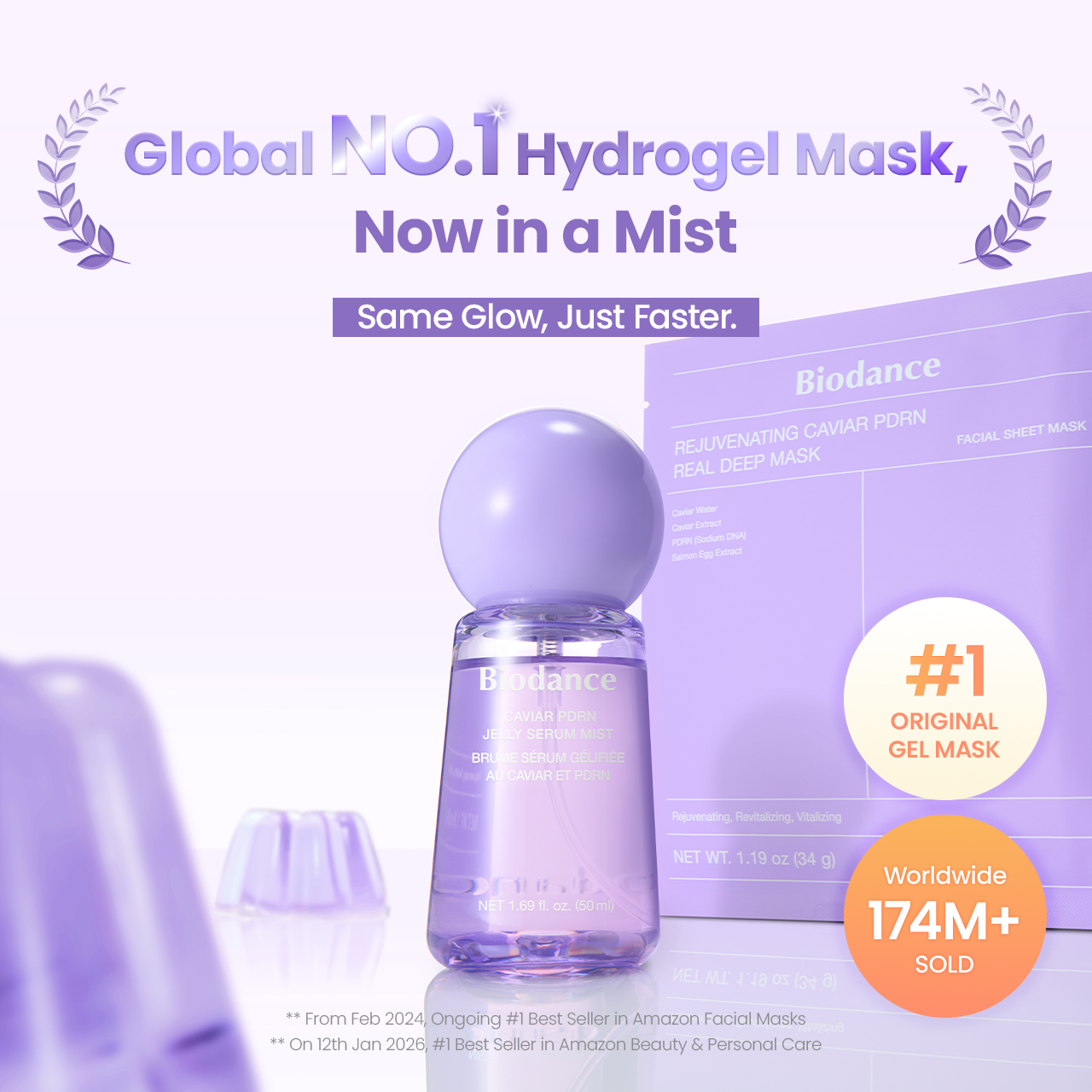 BIODANCE キャビアPDRNジェリーセラムミスト 50ml | OLIVE YOUNG Global